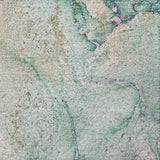 5' X 8' Green And Teal Abstract Shag Washable Area Rug With UV Protection - HomeRoots - Flyclothing LLC