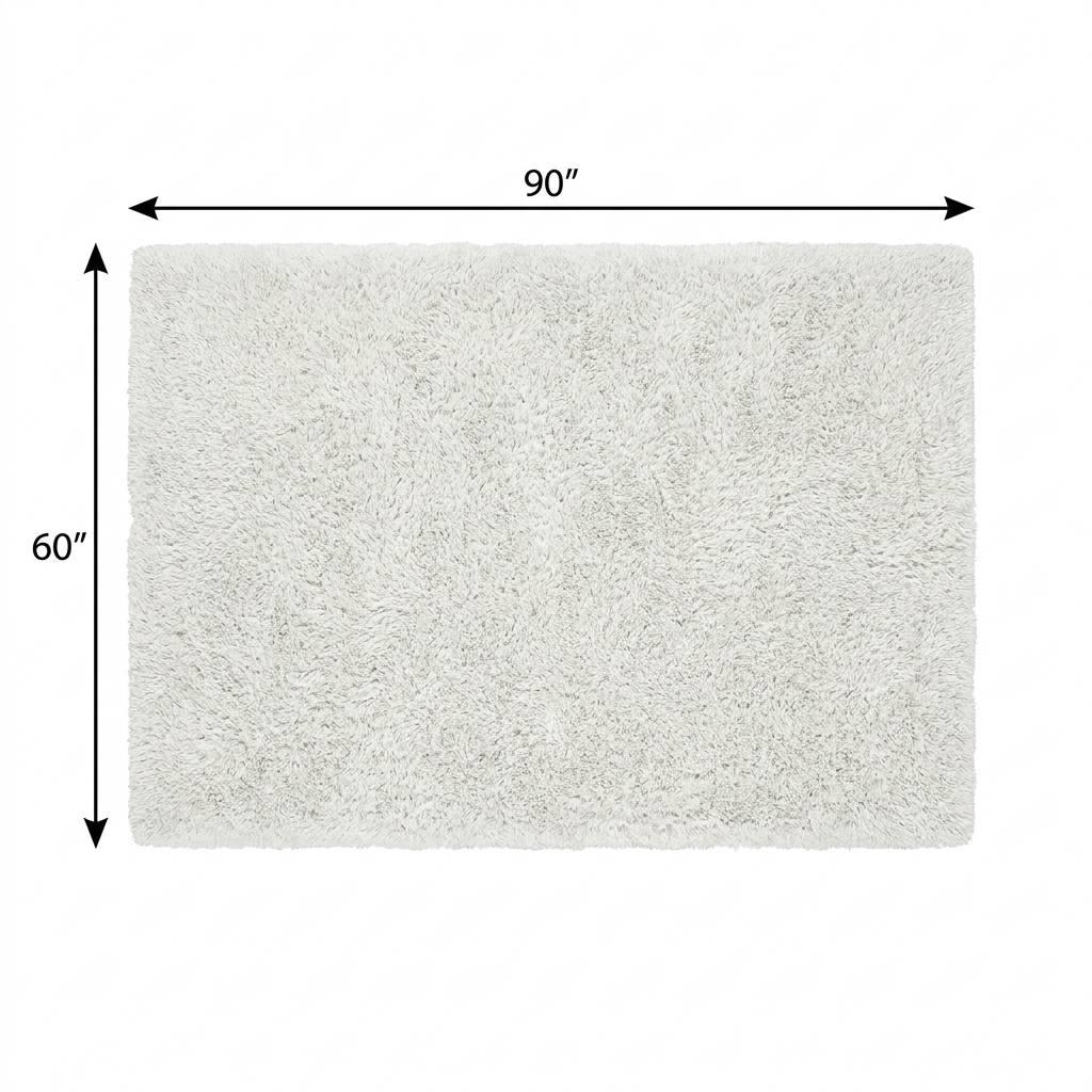 5' X 8' Pink And Gray Abstract Shag Washable Area Rug With UV Protection - HomeRoots - Flyclothing LLC