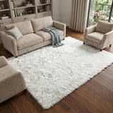 9' X 12' Green And Teal Abstract Shag Washable Area Rug With UV Protection - HomeRoots - Flyclothing LLC