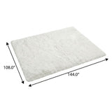 9' X 12' Green And Teal Abstract Shag Washable Area Rug With UV Protection - HomeRoots - Flyclothing LLC