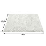 9' X 12' Pink And Gray Abstract Shag Washable Area Rug With UV Protection - HomeRoots - Flyclothing LLC