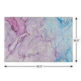 3' X 5' Purple And Plum Abstract Shag Washable Area Rug With UV Protection - HomeRoots - Flyclothing LLC