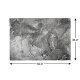 3' X 5' Gray And Charcoal Abstract Shag Washable Area Rug With UV Protection - HomeRoots - Flyclothing LLC