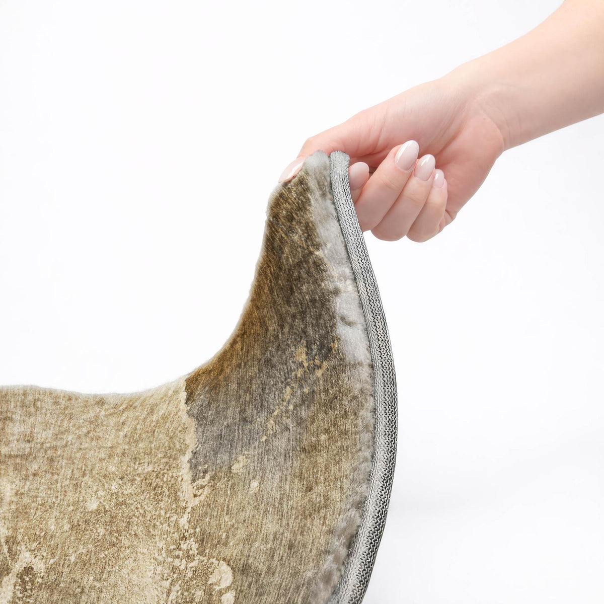 8' X 10' Brown And Taupe Abstract Shag Washable Area Rug With UV Protection - HomeRoots - Flyclothing LLC