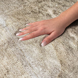 8' X 10' Brown And Taupe Abstract Shag Washable Area Rug With UV Protection - HomeRoots - Flyclothing LLC