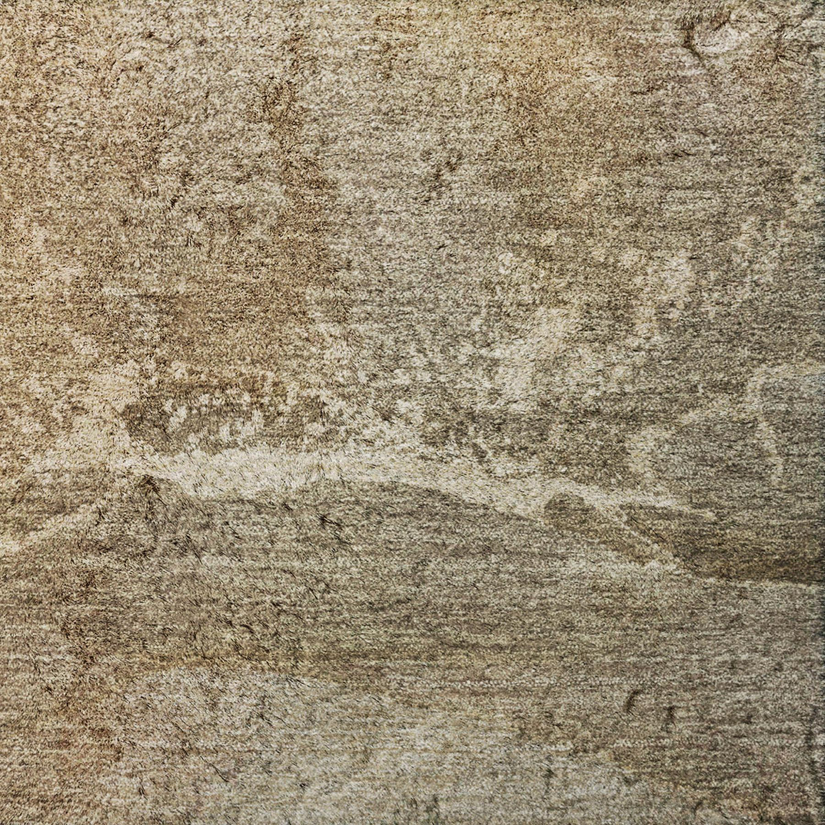 10' X 14' Brown And Taupe Abstract Shag Washable Area Rug With UV Protection - HomeRoots - Flyclothing LLC