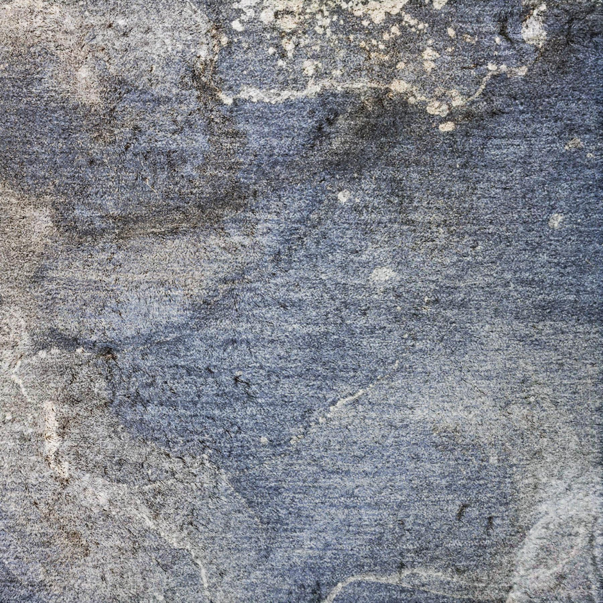 5' X 8' Navy Blue And Blue Abstract Shag Washable Area Rug With UV Protection - HomeRoots - Flyclothing LLC