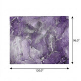 8' X 10' Purple And Lavender Abstract Shag Washable Area Rug With UV Protection - HomeRoots - Flyclothing LLC