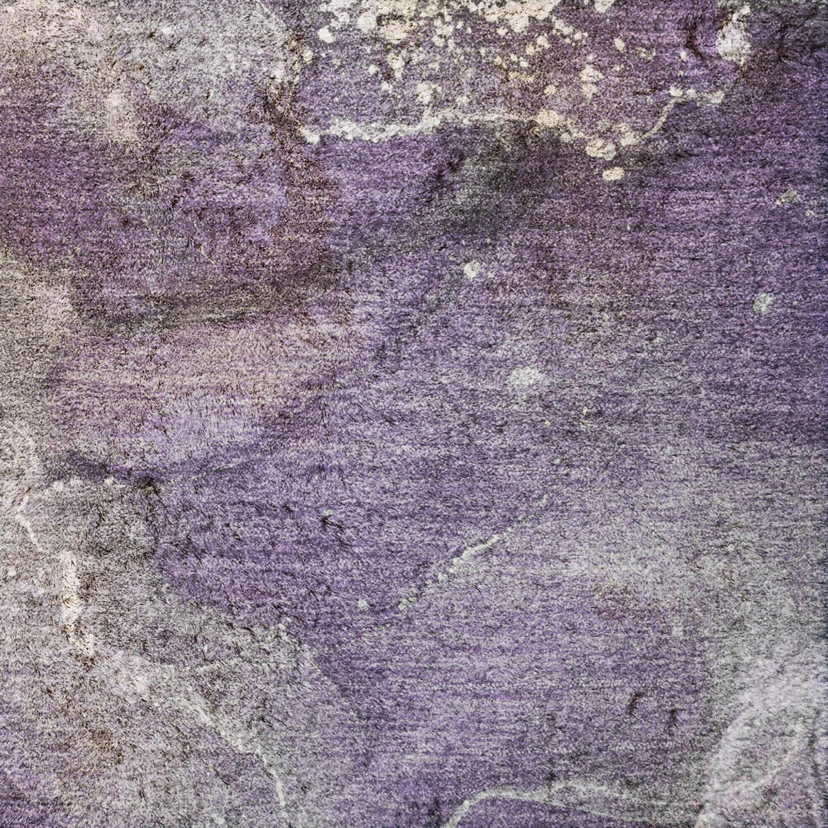 9' X 12' Purple And Lavender Abstract Shag Washable Area Rug With UV Protection - HomeRoots - Flyclothing LLC