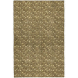 5' X 8' Brown And Beige Geometric Shag Washable Area Rug With UV Protection - HomeRoots - Flyclothing LLC