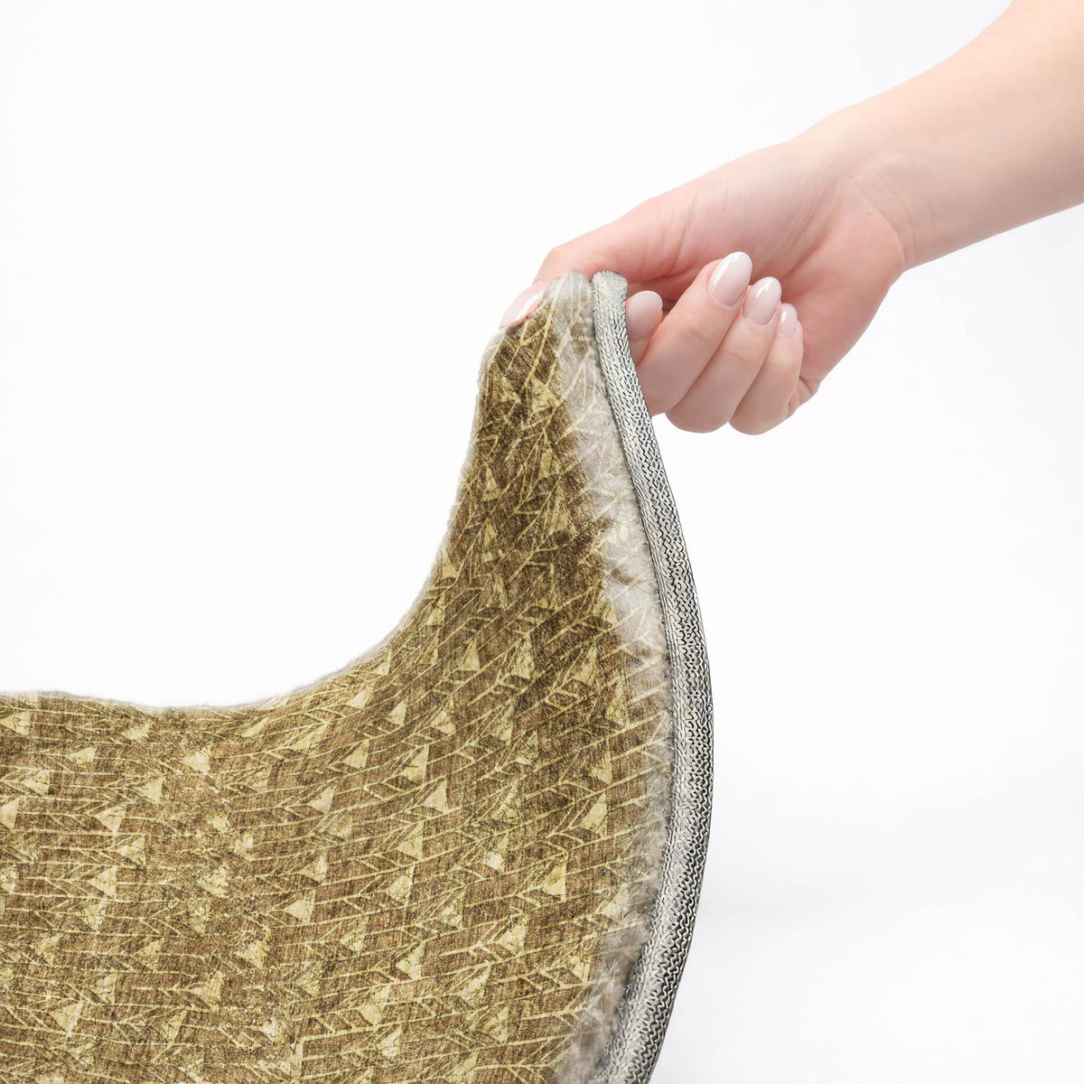 10' X 14' Brown And Beige Geometric Shag Washable Area Rug With UV Protection - HomeRoots - Flyclothing LLC