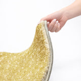 3' X 5' Gold And Beige Geometric Shag Washable Area Rug With UV Protection - HomeRoots - Flyclothing LLC