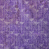 5' X 8' Purple And Gray Geometric Shag Washable Area Rug With UV Protection - HomeRoots - Flyclothing LLC