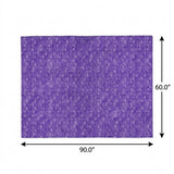 5' X 8' Purple And Gray Geometric Shag Washable Area Rug With UV Protection - HomeRoots - Flyclothing LLC