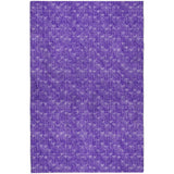 10' X 14' Purple And Gray Geometric Shag Washable Area Rug With UV Protection - HomeRoots - Flyclothing LLC