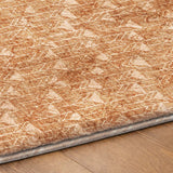 8' X 10' Salmon And Beige Geometric Shag Washable Area Rug With UV Protection - HomeRoots - Flyclothing LLC