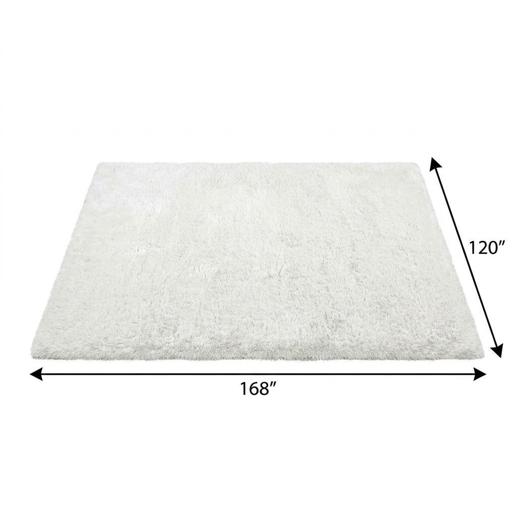 10' X 14' Green And Teal Abstract Shag Washable Area Rug With UV Protection - HomeRoots - Flyclothing LLC