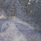 9' X 12' Blue And Navy Blue Abstract Shag Washable Area Rug With UV Protection - HomeRoots - Flyclothing LLC