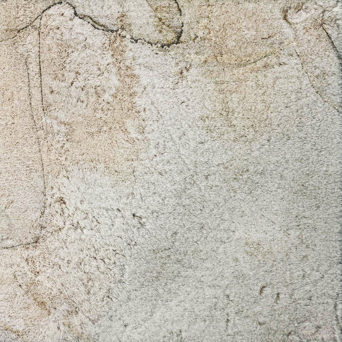 5' X 8' Beige And Taupe Abstract Shag Washable Area Rug With UV Protection - HomeRoots - Flyclothing LLC