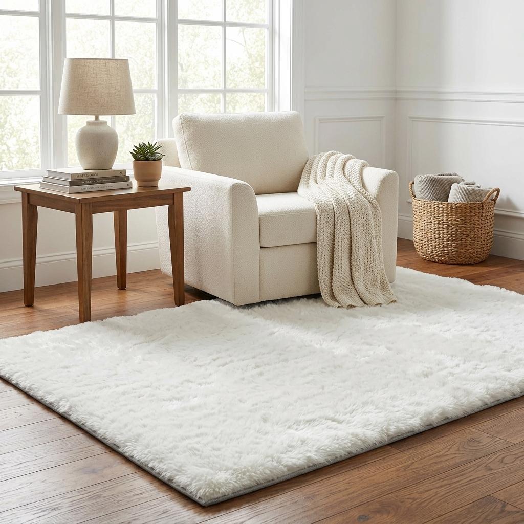 5' X 8' Silver And Gray Abstract Shag Washable Area Rug With UV Protection - HomeRoots - Flyclothing LLC