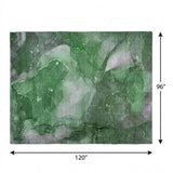 8' X 10' Emerald And Green Abstract Shag Washable Area Rug With UV Protection - HomeRoots - Flyclothing LLC