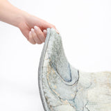 3' X 5' Sky Blue And Blue Abstract Shag Washable Area Rug With UV Protection - HomeRoots - Flyclothing LLC