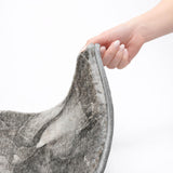 10' X 14' Gray And Charcoal Abstract Shag Washable Area Rug With UV Protection - HomeRoots - Flyclothing LLC