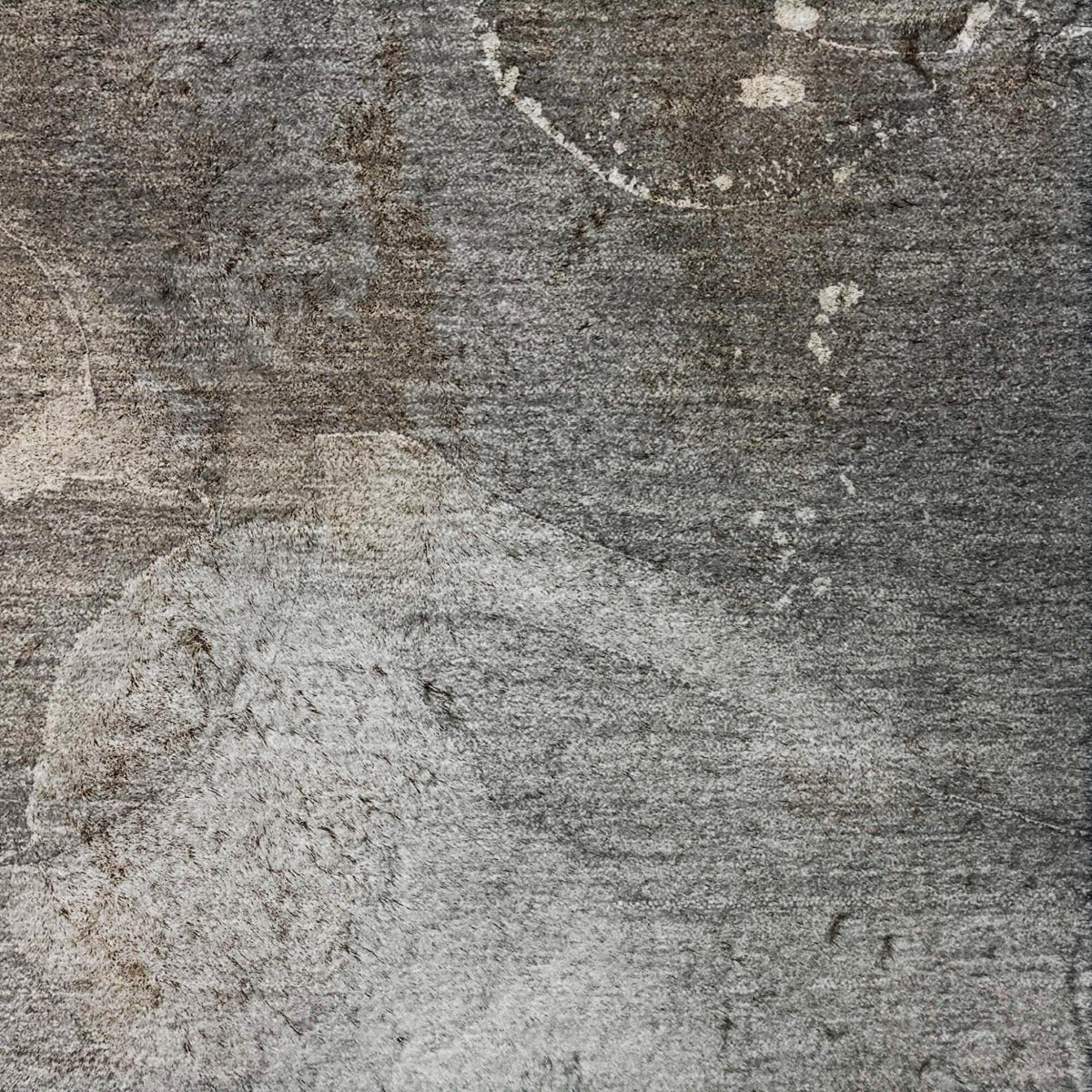 10' X 14' Gray And Charcoal Abstract Shag Washable Area Rug With UV Protection - HomeRoots - Flyclothing LLC