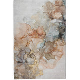 9' X 12' Beige And Gray Abstract Shag Washable Area Rug With UV Protection - HomeRoots - Flyclothing LLC