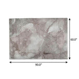 5' X 8' Taupe And Gray Abstract Shag Washable Area Rug With UV Protection - HomeRoots - Flyclothing LLC