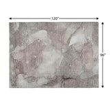8' X 10' Taupe And Gray Abstract Shag Washable Area Rug With UV Protection - HomeRoots - Flyclothing LLC