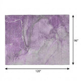 8' X 10' Lilac And Purple Abstract Shag Washable Area Rug With UV Protection - HomeRoots - Flyclothing LLC