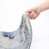 10' X 14' Blue And Denim Blue Abstract Shag Washable Area Rug With UV Protection - HomeRoots - Flyclothing LLC