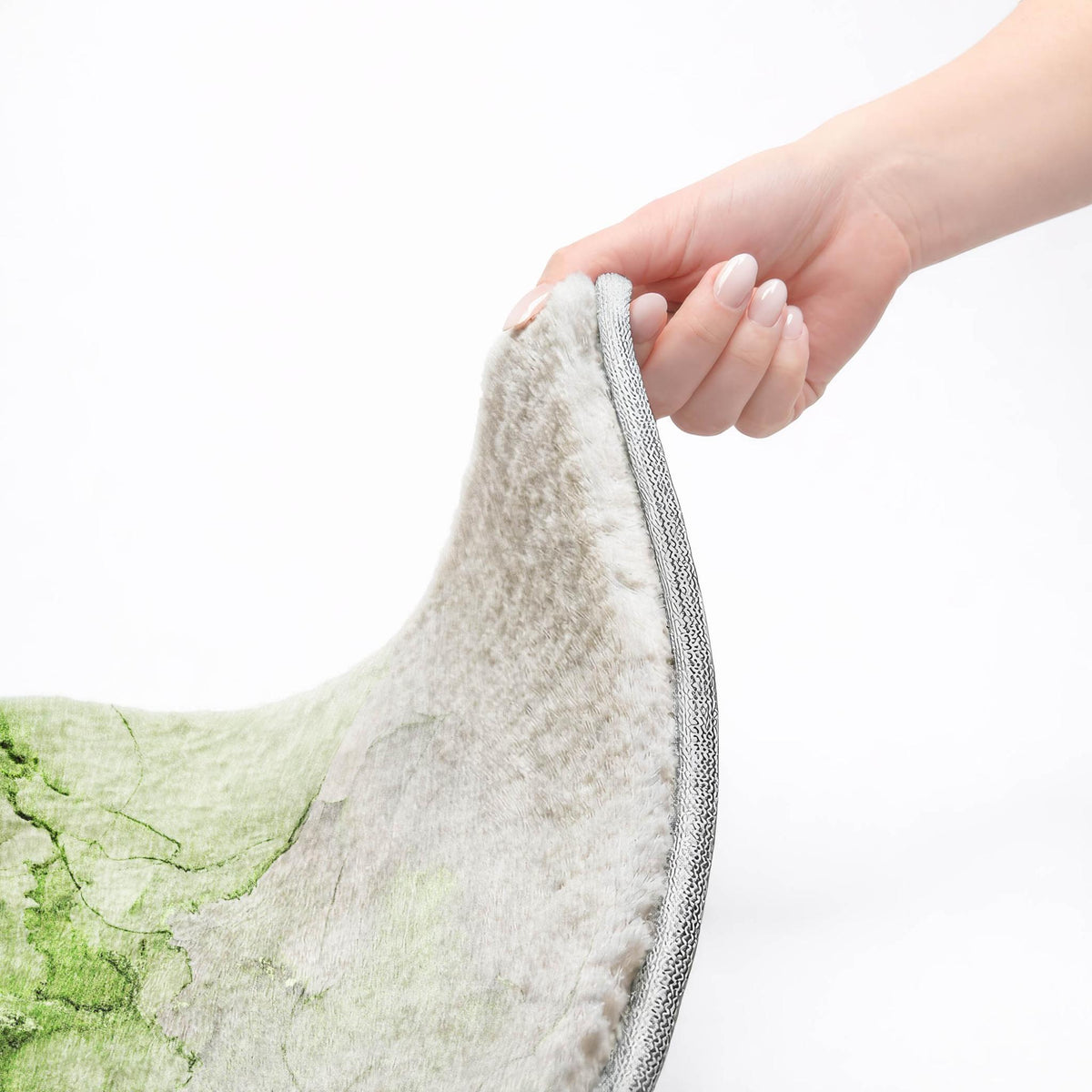9' X 12' Green And Lime Green Abstract Shag Washable Area Rug With UV Protection - HomeRoots - Flyclothing LLC