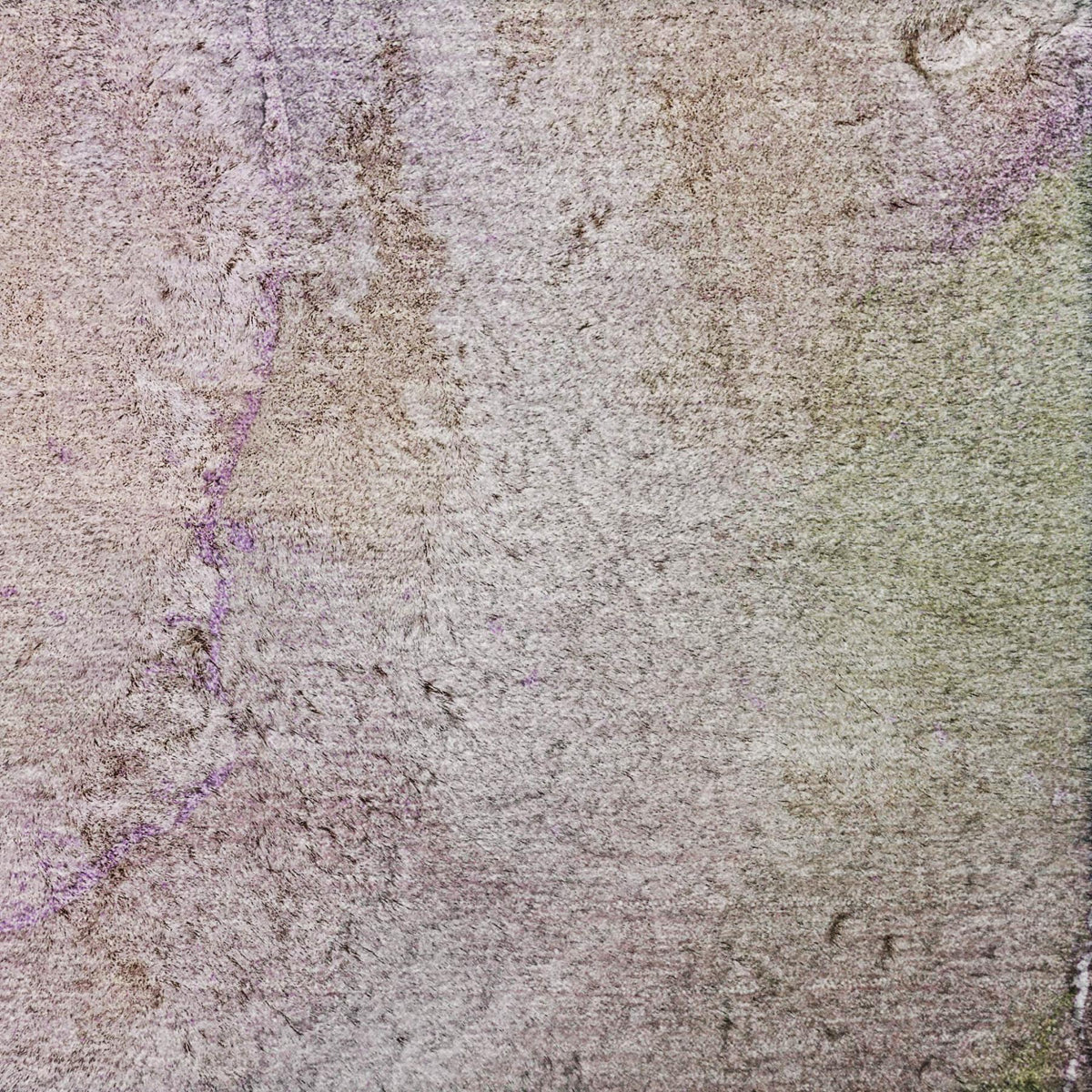 9' X 12' Purple And Lavender Abstract Shag Washable Area Rug With UV Protection - HomeRoots - Flyclothing LLC