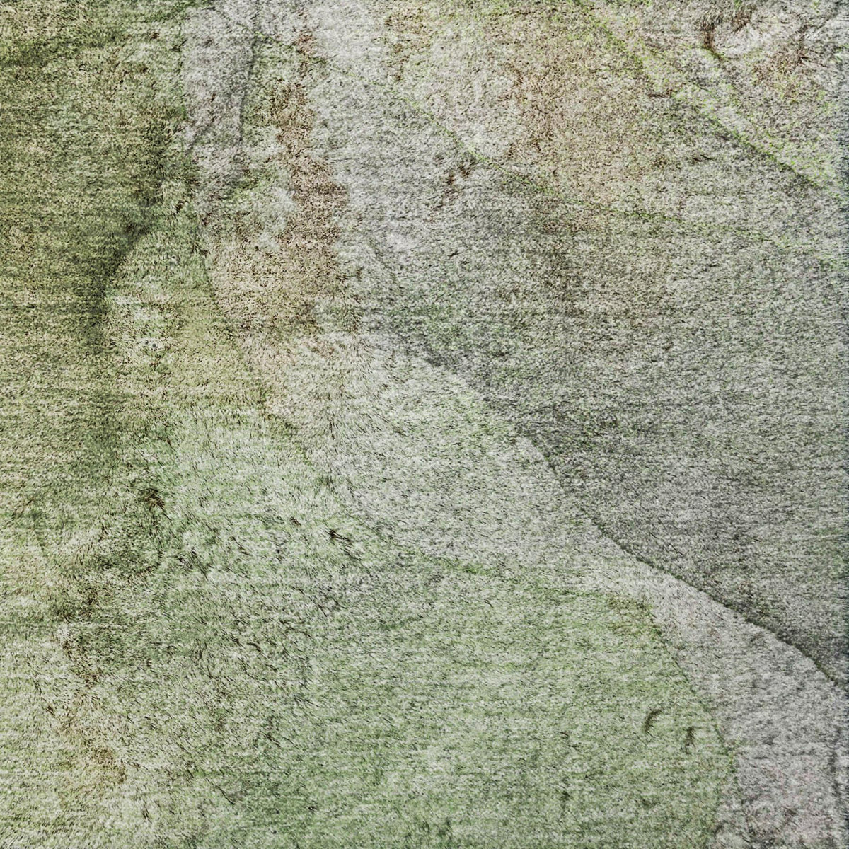 9' X 12' Olive Green And Green Abstract Shag Washable Area Rug With UV Protection - HomeRoots - Flyclothing LLC