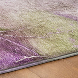 10' X 14' Purple And Lavender Abstract Shag Washable Area Rug With UV Protection - HomeRoots - Flyclothing LLC