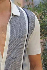 Men's Plus Size Button Up Short Sleeve Shirt - Trendsi - Flyclothing LLC