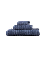 Set of Three Light Gray Geometric Turkish Cotton Towel Set - HomeRoots - Flyclothing LLC