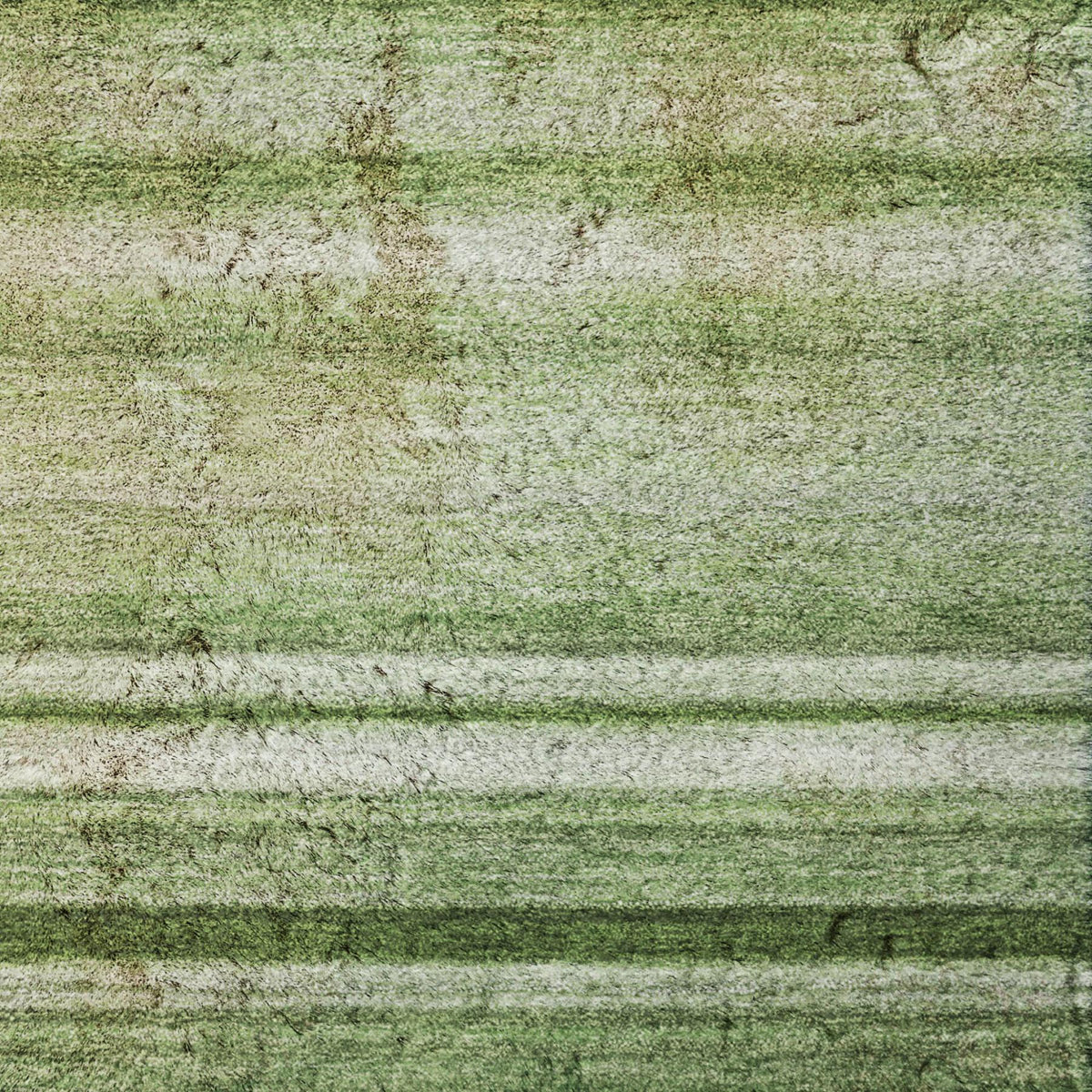 5' X 8' Green And Gray Striped Shag Washable Area Rug With UV Protection - HomeRoots - Flyclothing LLC