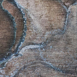 10' X 14' Navy Blue And Denim Blue Abstract Shag Washable Area Rug With UV Protection - HomeRoots - Flyclothing LLC