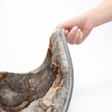 8' X 10' Peach And Gray Abstract Shag Washable Area Rug With UV Protection - HomeRoots - Flyclothing LLC