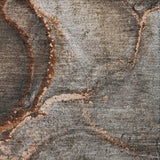 8' X 10' Peach And Gray Abstract Shag Washable Area Rug With UV Protection - HomeRoots - Flyclothing LLC