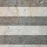 9' X 12' Charcoal And Ivory Striped Shag Washable Area Rug With UV Protection - HomeRoots - Flyclothing LLC