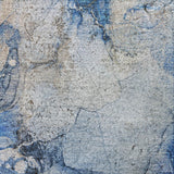 3' X 5' Navy Blue And Denim Blue Abstract Shag Washable Area Rug With UV Protection - HomeRoots - Flyclothing LLC