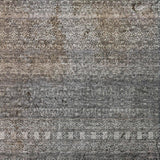 8' X 10' Gray And Charcoal Striped Shag Washable Area Rug With UV Protection - HomeRoots - Flyclothing LLC