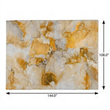 9' X 12' Orange And Copper Abstract Shag Washable Area Rug With UV Protection - HomeRoots - Flyclothing LLC
