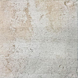 9' X 12' Ivory And Cream Striped Shag Washable Area Rug With UV Protection - HomeRoots - Flyclothing LLC