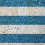 8' X 10' Navy Blue And Ivory Striped Shag Washable Area Rug With UV Protection - HomeRoots - Flyclothing LLC