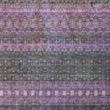 10' X 14' Purple And Lilac Striped Shag Washable Area Rug With UV Protection - HomeRoots - Flyclothing LLC